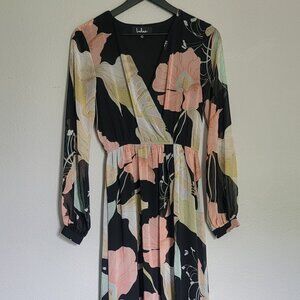 Floral Maxi Dress - Lulu's - Size Small (S)